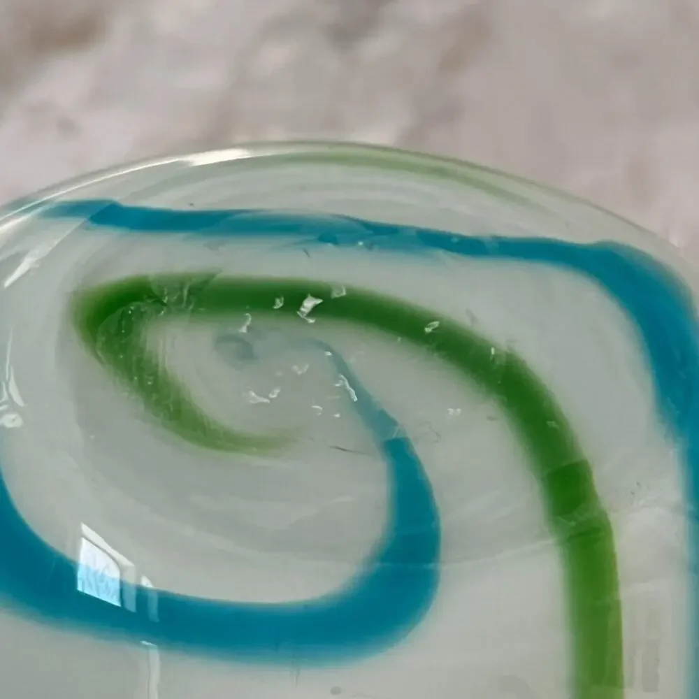 Hand Blown Art Glass Vase 8